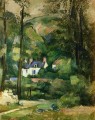 Houses in the Greenery Paul Cezanne